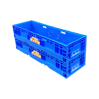 Caisse de rangement pliable en plastique JOIN, forme rectangulaire, pour usage industriel et commercial, prix en gros