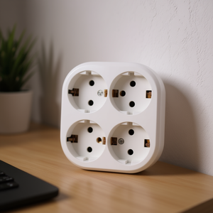 ปลั๊กไฟอัจฉริยะ 4 ช่อง พร้อมสายดิน สำหรับใช้ในบ้านและสำนักงาน - Product Image 3