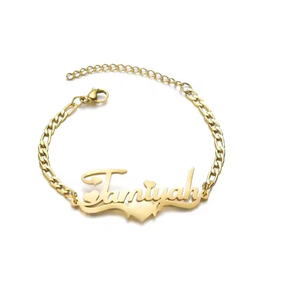 <span class=keywords><strong>Bracelet</strong></span> de <span class=keywords><strong>cheville</strong></span> personnalisé en or, maille cubaine, pour <span class=keywords><strong>homme</strong></span>, tendance, en acier inoxydable, avec nom personnalisé, pour le dropshipping - Product Image 5