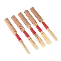 5pcs/ Pack Oboe Reeds Wind Instrument Part with Plastic Case