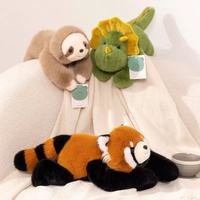 Coussins et peluches apaisantes à bras longs et lestés, modèles Pandas de dessin animé, Pares, Dinosaures, Koalas