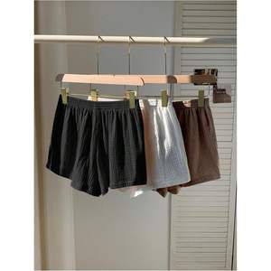 Shorts d'été personnalisés pour femmes, lot de 3, taille élastique, jambes larges, coton, décontractés, respirants - Product Image 1