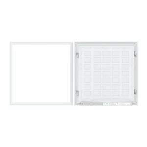 Panel de luz led para techo, iluminación de 30W, 38W, 40W, 50W, 60W, 72W, sin parpadeo, 2x2, 2x4 pies, disponible en EE. UU.