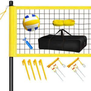 <span class=keywords><strong>Set</strong></span> da Beach Volley Portatile con Rete Regolabile in <span class=keywords><strong>3</strong></span> Altezze, in Metallo Resistente e Durevole, Personalizzabile con Logo, per Esterni - Product Image 1