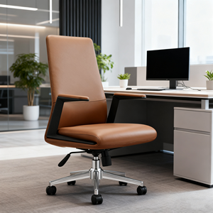 Promoción Silla de oficina giratoria comercial Silla de oficina de lujo moderna de cuero ejecutivo - Product Image 1