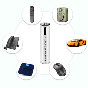 Baterí<span class=keywords><strong>a</strong></span> <span class=keywords><strong>recargable</strong></span> de litio con logotipo impreso, 1,5 v, AAA, USB, 1,5 v, <span class=keywords><strong>Triple</strong></span> <span class=keywords><strong>A</strong></span>, Puerto tipo c, aa - Product Image 4