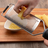 Râpe à fromage en acier inoxydable 304, éplucheur de citron et de fruits, résistant au four, non compatible lave-vaisselle, outil de cuisine polyvalent