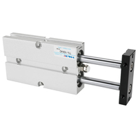 Cilindro Neumático de Doble Varilla y Doble Eje TDA con Cuerpo de Aluminio para Motor