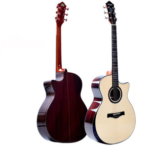 Geake S-600AC Factory Guitare électrique acoustique de haute qualité en palissandre en option <span class=keywords><strong>EXP16</strong></span> Bone Mahogany Chinese Guitar - Product Image 1