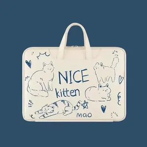 Mignon sac pour ordinateur portable 13.3 14 15 15.6 pouces étanche antichoc étui pour ordinateur portable pour Air <span class=keywords><strong>Pro</strong></span> 13.6 16 sac à main - Product Image 3