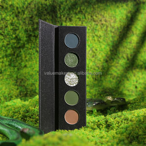 Mỹ phẩm bán buôn Shiny <span class=keywords><strong>Eyeshadow</strong></span> đen tím <span class=keywords><strong>Eyeshadow</strong></span> Goth trang điểm Palette 5 màu DIY <span class=keywords><strong>Eyeshadow</strong></span> Palette - Product Image 2