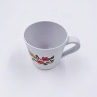 Tasses et mugs en mélamine à motifs floraux, directement de l'usine, couleurs personnalisables, haute qualité, durables, incassables, sans danger pour les aliments, idéales pour les fêtes