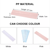 Lot de 4 séparateurs de tiroirs en plastique réglables - Organiseurs de tiroirs robustes pour chaussettes, sous-vêtements, rangement domestique et de cuisine