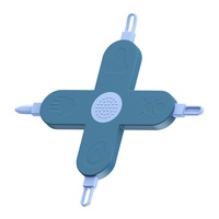 Outil de soin pour bébé 4-en-1 manuel, nettoyeur de nez et d'oreilles en forme de croix, nettoyeur de ongles, nettoyeur de cavité nasale, Zhejiang