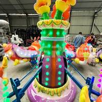 Mini manèges d'amusement d'avion de carnaval pour l'équipement d'intérieur de terrain de jeu d'enfants pour des centres commerciaux