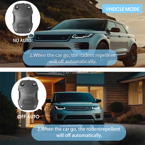 Saijzek 2-en-1 souris à ultrasons <span class=keywords><strong>et</strong></span> répulsif pour animaux nouveauté marche/arrêt automatique pour capot de véhicule de <span class=keywords><strong>voiture</strong></span> intérieur <span class=keywords><strong>et</strong></span> extérieur - Product Image 5
