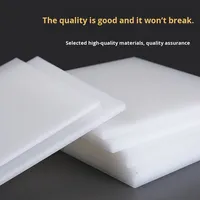 Le dessus de table en caoutchouc de PE en nylon dur de PVC de panneau imperméable blanc de pp embarque la coupe personnalisable traitant le service