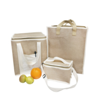 Sac isotherme en lin de qualité supérieure - Logo personnalisé, panneau solaire, grande capacité, fermeture éclair, pour le déjeuner, le camping, la plage