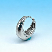 KAAN JEWELRY Damen 925 Silber Trendige Creolen – Vielseitige Basis für den Alltag