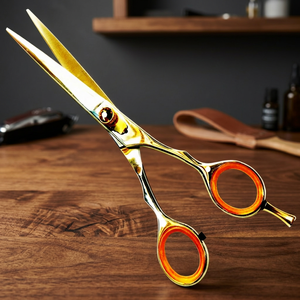 Ciseaux de coiffure professionnels ASAP en acier inoxydable, ciseaux de coupe de cheveux tranchants, ciseaux de salon de coiffure, couleur or rose - Product Image 2