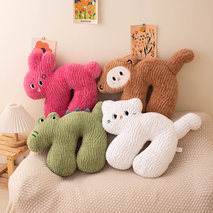 Dễ thương xuyên biên giới Mèo Thỏ cá sấu Nap U Gối khỉ sang trọng gối đồ chơi trong polyester Bông đáng ngạc nhiên đa dạng của động vật - Product Image 5