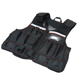 Gilet de travail réfléchissant haute visibilité avec bretelles réglables, grande capacité, multi-usages, pour plombiers et techniciens CVC - Product Image 5