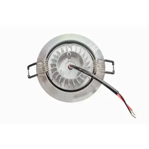 Modern 3W Recessed LED Ceiling Light with COB Base 12W Aluminum Spotlight for Office & Hotel 6000K Color Temperature 110 Volts