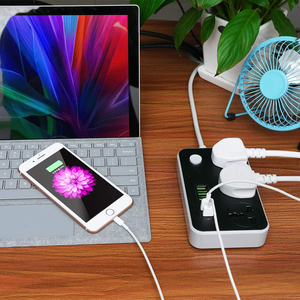 Mở Rộng Chì Với Cổng USB 3 Cách Cửa Hàng 6 Cổng USB An Toàn Trẻ Em Bảo Vệ Anh Power Strip Ổ Cắm Phổ - Product Image 5