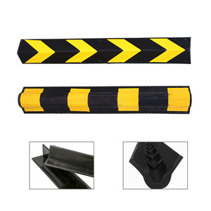 Garage Anti Collision <b>Strips</b> Yellow Black <b>Rubber</b> 800x100x100mm For Parking Garage Factory High Strength Protection - Product Image 5