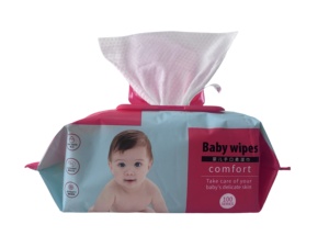 ผ้าเช็ดทำความสะอาดเด็กแบบใช้แล้วทิ้งขายส่ง เนื้อหนานุ่ม ดูแลผิว ชุ่มชื้น ทำความสะอาด - Product Image 3