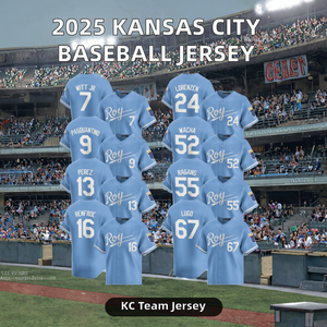 Camisetas de Béisbol de Edición Limitada Alternativa de Kansas City 2025 para Hombre y Mujer, Uniformes para Adultos con Bordado y Costuras Cortas, Secado Rápido para Verano - Product Image 2
