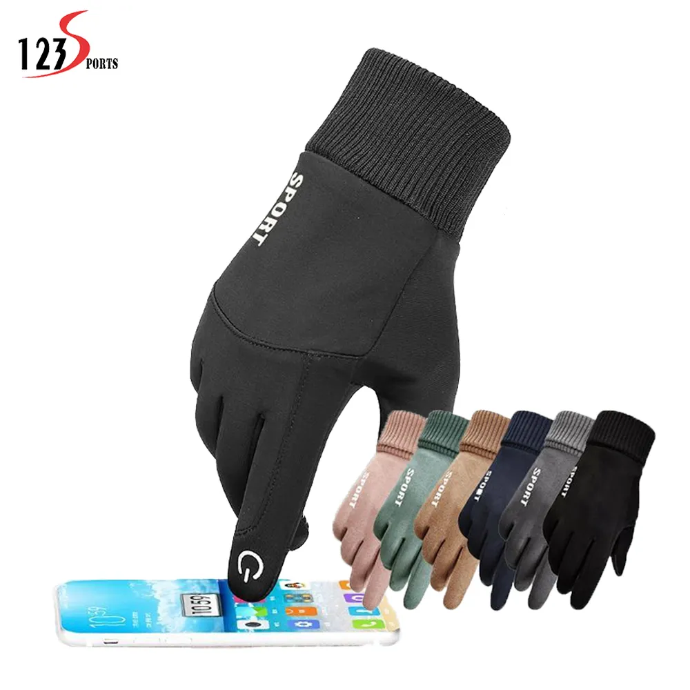Cycling Driving Hiking Windproof Warm Gifts Winter Gloves Touch Screen Water Resistant Thermal