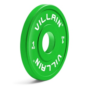 Plaques <span class=keywords><strong>de</strong></span> poids en caoutchouc fractionnelles VILLAIN Fitness OEM Deluxe <span class=keywords><strong>2</strong></span> pouces <span class=keywords><strong>KG</strong></span> ou LB, plaques <span class=keywords><strong>de</strong></span> poids ajustables pour l'entraînement olympique - Product Image 1