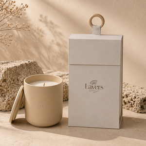 Velas Aromáticas Naturales Personalizadas de Fábrica AIKUN, Velas Perfumadas de Cera de Soja en Frasco de Cerámica para el Hogar, Sala de Estar, Dormitorio, Spa, Regalo - Product Image 1