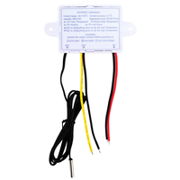 Contrôleur de température numérique XH W3001 110V 220V 12V 24V Testeur de température Thermostat