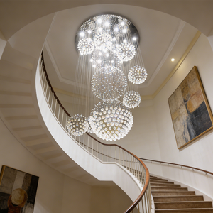 <span class=keywords><strong>Lampadario</strong></span> di Lusso <span class=keywords><strong>per</strong></span> Decorazione Interna, Illuminazione <span class=keywords><strong>per</strong></span> Atrio, Supermercati, <span class=keywords><strong>Lampadario</strong></span> Moderno Personalizzato <span class=keywords><strong>per</strong></span> Scale - Product Image 3