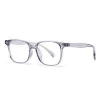 Nouvelles montures de lunettes optiques carrées unisexes HB617 en acétate, épaisses, noires écaille de tortue, style italien