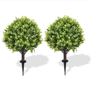 Piante Artificiali di <span class=keywords><strong>Cipresso</strong></span> Topiario da Esterno con Picchetto, Finte Siepi di Cedro Resistenti ai Raggi UV per Decorazione Portico Anteriore - Product Image 1