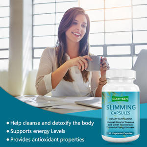 प्रीमियम स्लिमिंग कैप्सूल प्राकृतिक मिश्रण, हरी चाय निकालने वाले विटामिन बी डिटॉक्सीफाई एंटीऑक्सीडेंट समर्थन के साथ साफ करता है - Product Image 3