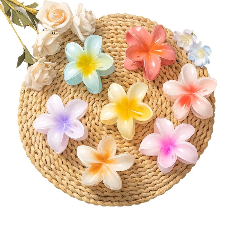 Modern 8cm Egg Flower Plastic Hair