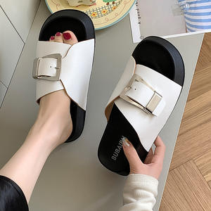 2025 на заказ, новые удобные повседневные летние шлепанцы для шлепанцев в европейском американском стиле, 4 см, увеличивающие рост, на платформе <span class=keywords><strong>PCU</strong></span> - Product Image 2