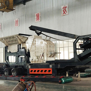 เครื่องบดหินปูนเคลื่อนที่ CFTC 150-200 ตันต่อชั่วโมง พร้อมเครื่องบดแบบกระแทก AC กล่องเกียร์ประสิทธิภาพสูง PLC เครื่องยนต์ มอเตอร์ แบริ่ง - Product Image 2