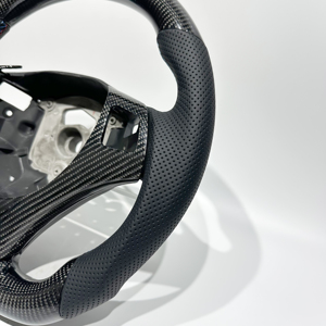 Volante de fibra de carbono con levas de cambio para <span class=keywords><strong>BMW</strong></span> E90 E92, con interfaz de palanca de cambios, desde almacén de EE. UU. - Product Image 2