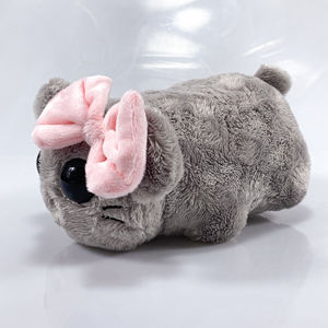 Disponible musique son triste hamster porte-clés arc doux moelleux peluche animal triste hamster meme peluche jouet avec bouton poussoir intégré - Product Image 2