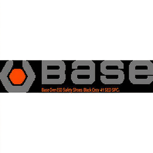Base Oren ESD Safety <b>Shoes</b> Black Grey Cut 41 S3 ESD SRC - Product Image 2