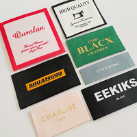 Étiquettes Tissées Personnalisées en Satin/Coton/Polyester avec Logo Imprimé pour Vêtements/Chapeaux/Sacs/Chaussures