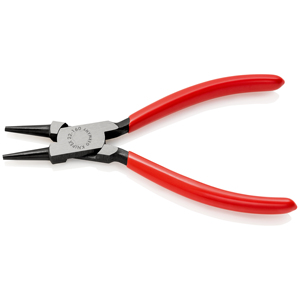 KNIPEX 22 01 160 Round Nose Pliers with Black <b>Plastic</b> Coating 160mm Made in Germany - Product Image 2