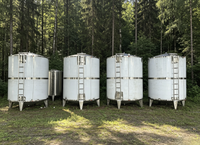 Réservoir de stockage rond de grande capacité pour la réservation de liquides en vrac
