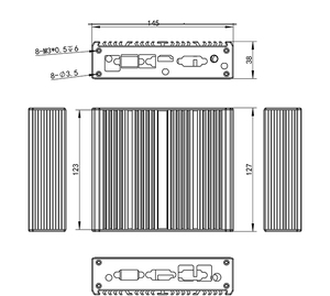 มินิพีซี Intel J4125 DDR4 SSD/HDD แลนคู่ RS232/RS485 USB VGA <span class=keywords><strong>HD</strong></span> WIFI/4G SIM GPIO อุตสาหกรรม 24/7 ไร้พัดลม เงียบ ป้องกันฝุ่น - Product Image 6