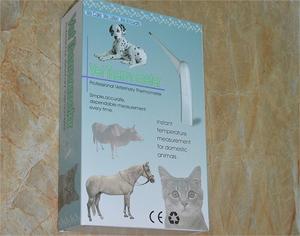 เครื่องวัดอุณหภูมิสัตวแพทย์เครื่องวัดอุณหภูมิสัตว์อย่างรวดเร็วเครื่องวัดอุณหภูมิทางทวารหนักหมูวัวแกะสัตว์เลี้ยง - Product Image 4